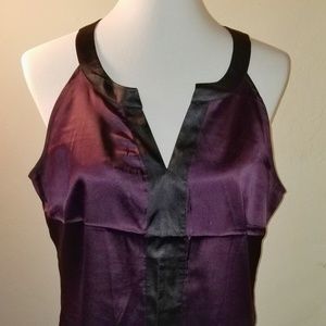 New York & Company 2 Tone Satin blouse